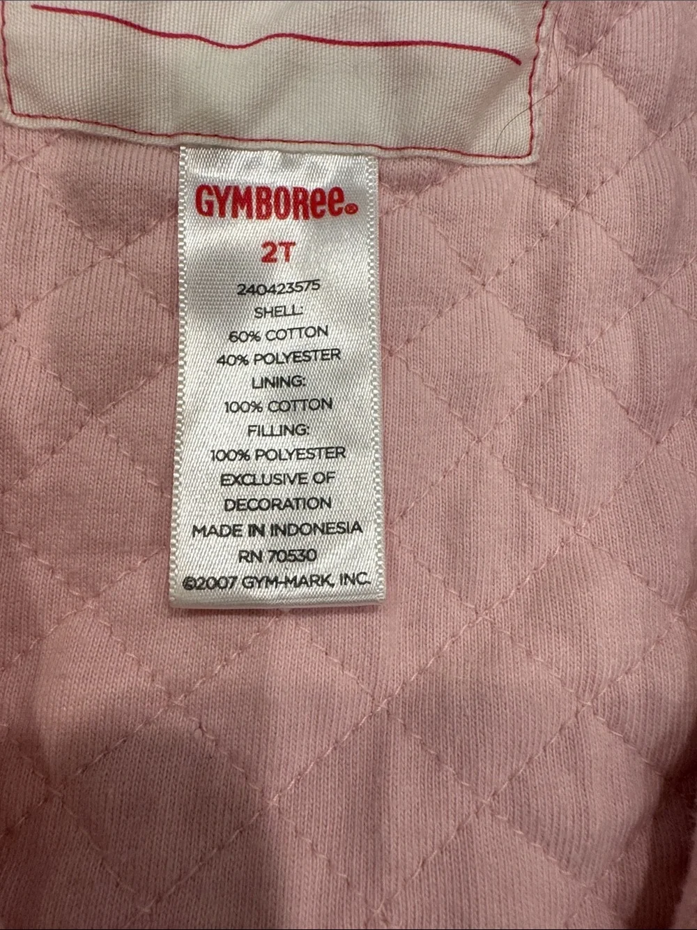Gymboree Gray Hooded Kitty Jacket with Pink Lining